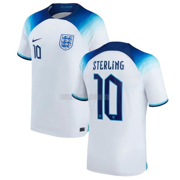 camiseta sterling inglaterra copa mundial primera 2022
