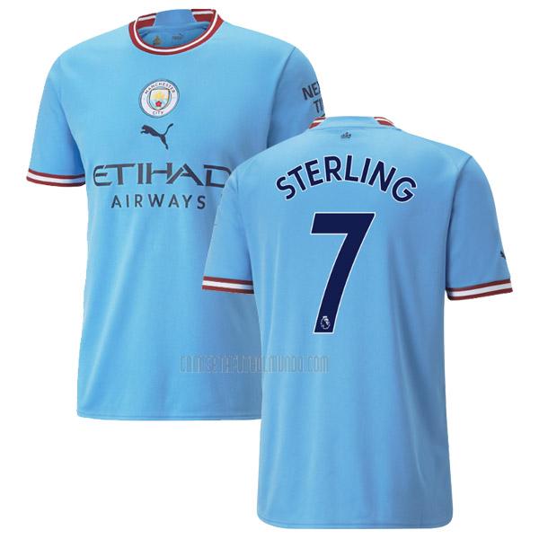 camiseta sterling manchester city primera 2022-2023