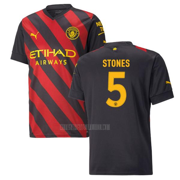 camiseta stones manchester city segunda 2022-2023