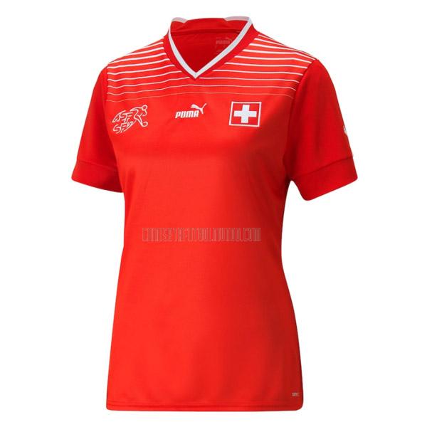 camiseta suiza mujer copa mundial primera 2022