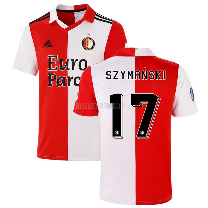 camiseta szymanski feyenoord primera 2022-2023