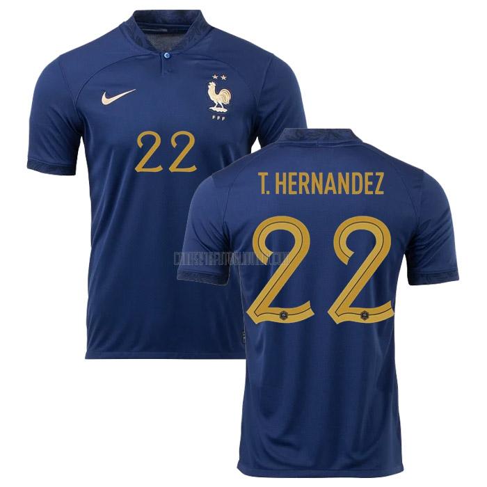 camiseta t. hernandez francia copa mundial primera 2022