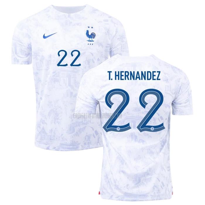 camiseta t. hernandez francia copa mundial segunda 2022