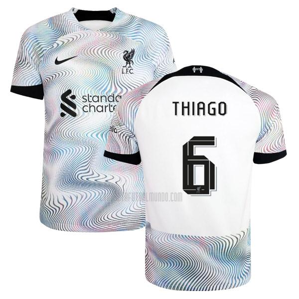 camiseta thiago liverpool segunda 2022-2023