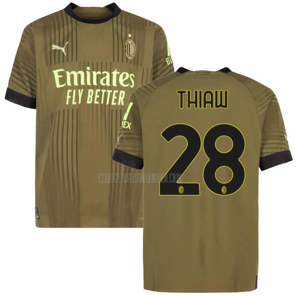 camiseta thiaw ac milan tercera 2022-2023