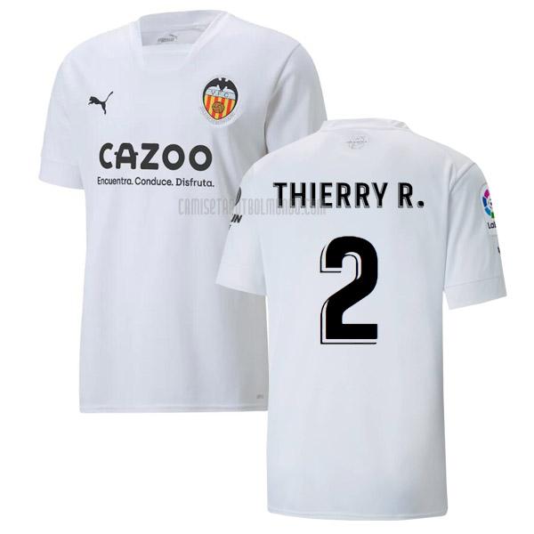 camiseta thierry correia valencia primera 2022-2023