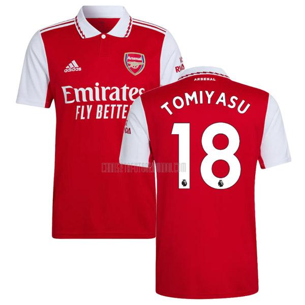 camiseta tomiyasu arsenal primera 2022-2023