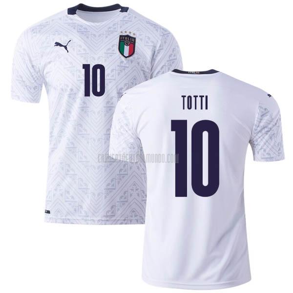 camiseta totti del italia del segunda 2020-21