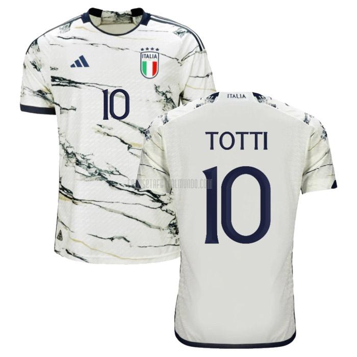camiseta totti italia segunda 2023