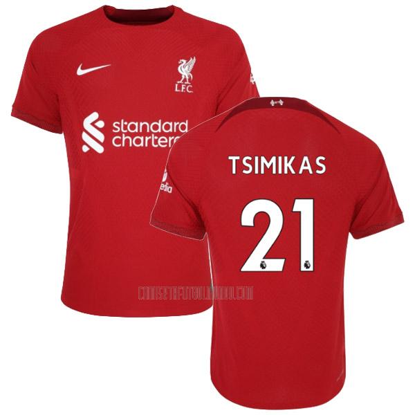 camiseta tsimikas del liverpool del primera 2022-2023
