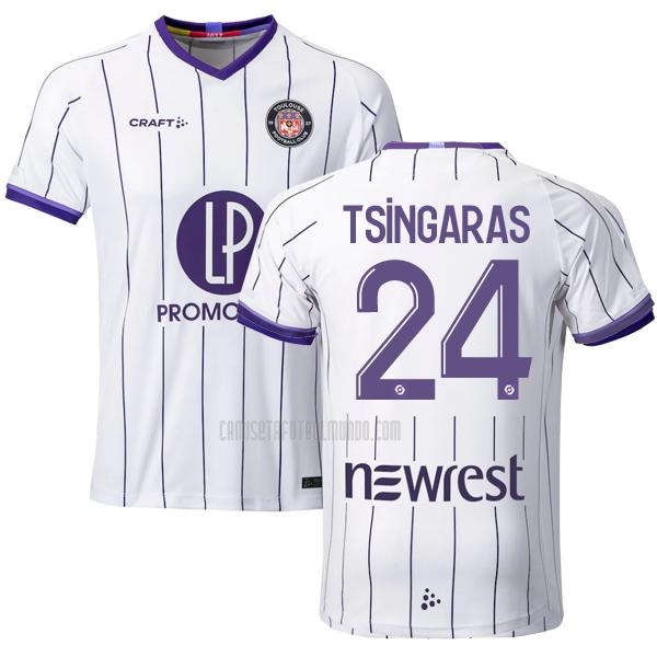 camiseta tsingaras toulouse primera 2022-2023