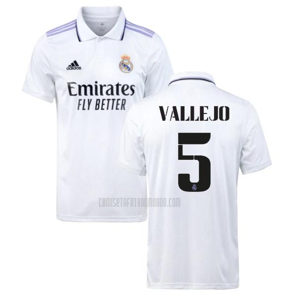 camiseta vallejo real madrid primera 2022-2023