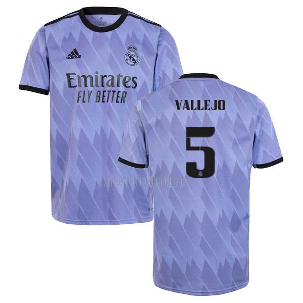 camiseta vallejo real madrid segunda 2022-2023