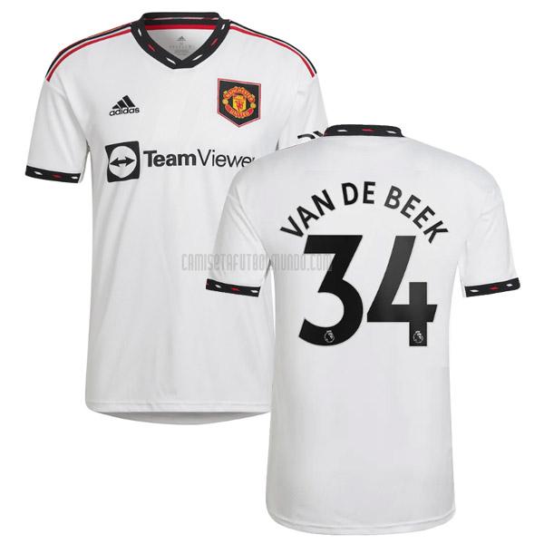 camiseta van de beek manchester united segunda 2022-2023