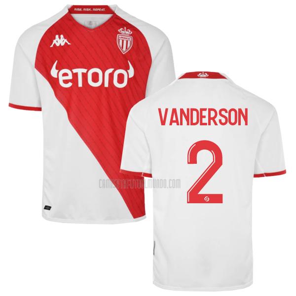 camiseta vanderson as monaco primera 2022-2023