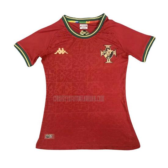 camiseta vasco da gama mujer portero rojo 2022-2023