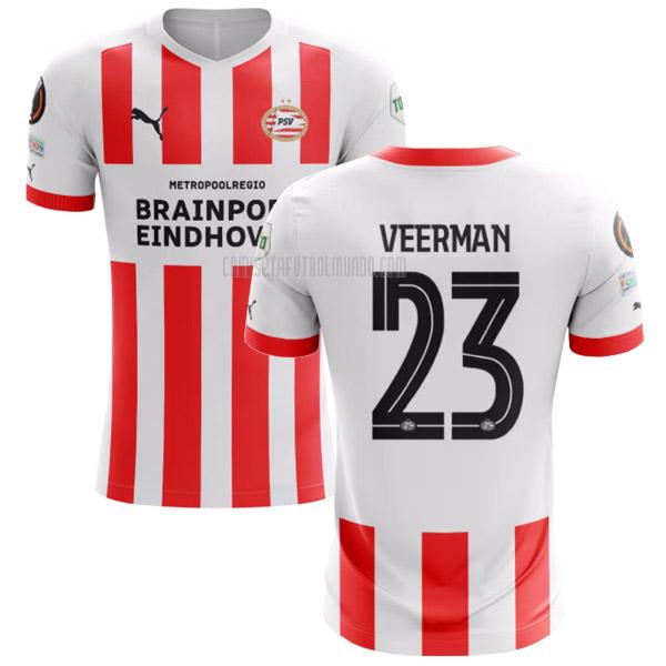 camiseta veerman eindhoven primera 2022-2023