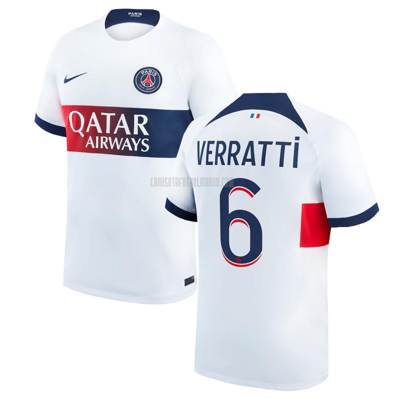 camiseta verratti paris saint-germain segunda 2023-2024