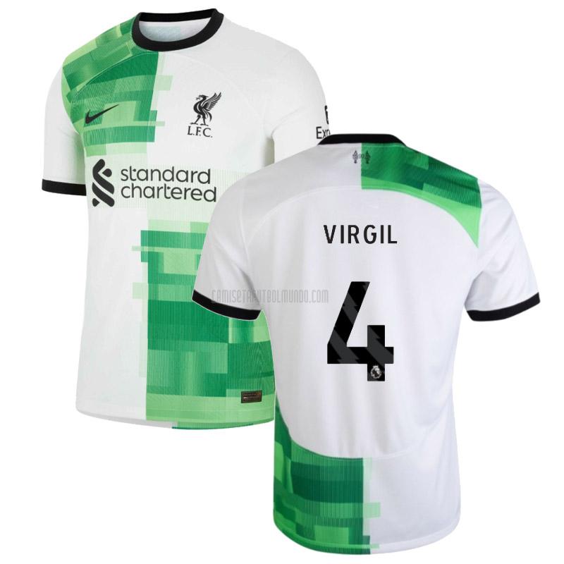camiseta virgil liverpool segunda 2023-2024