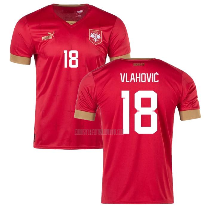 camiseta vlahovic serbia copa mundial primera 2022