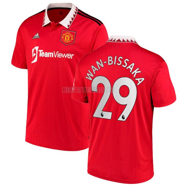 camiseta wan-bissaka manchester united primera 2022-2023