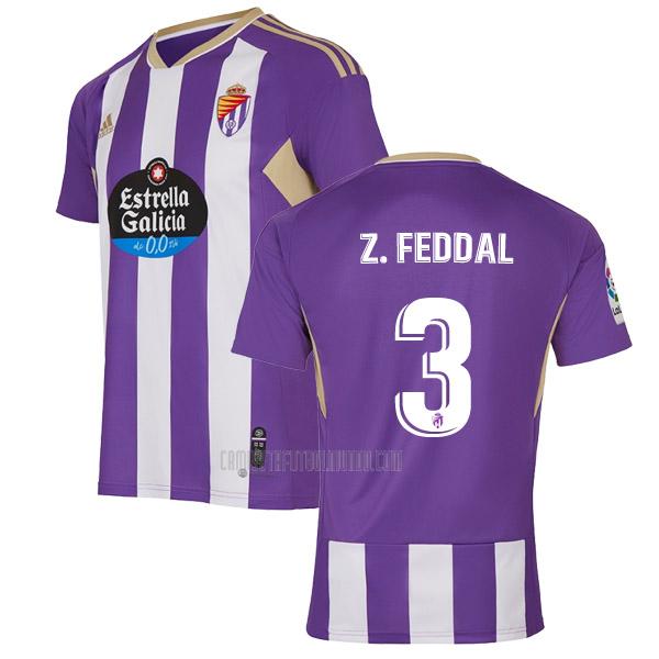 camiseta z. feddal real valladolid primera 2022-2023