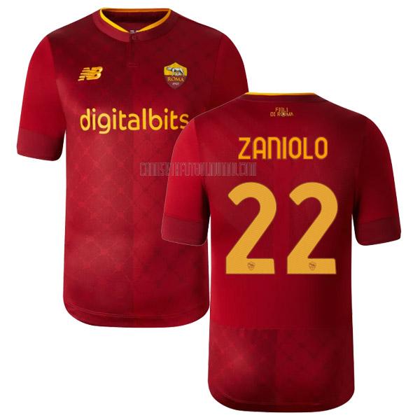 camiseta zaniolo del roma del primera 2022-2023