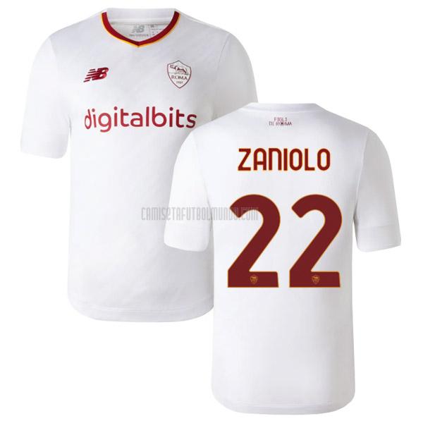 camiseta zaniolo roma segunda 2022-2023