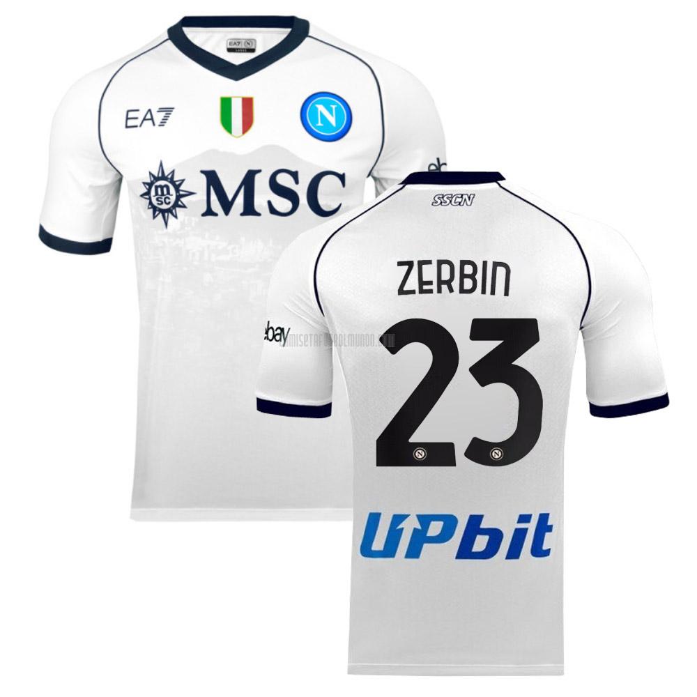 camiseta zerbin napoli segunda 2023-2024