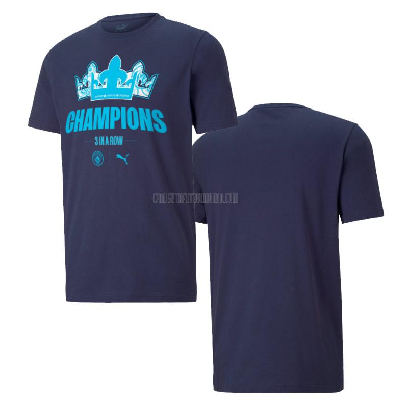camisetas manchester city premier league champions azul 2023-2024