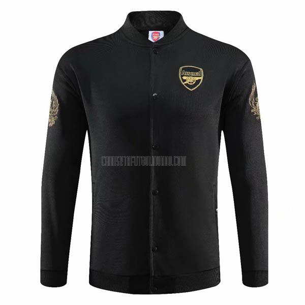 chaqueta arsenal estilo chino negro 2021