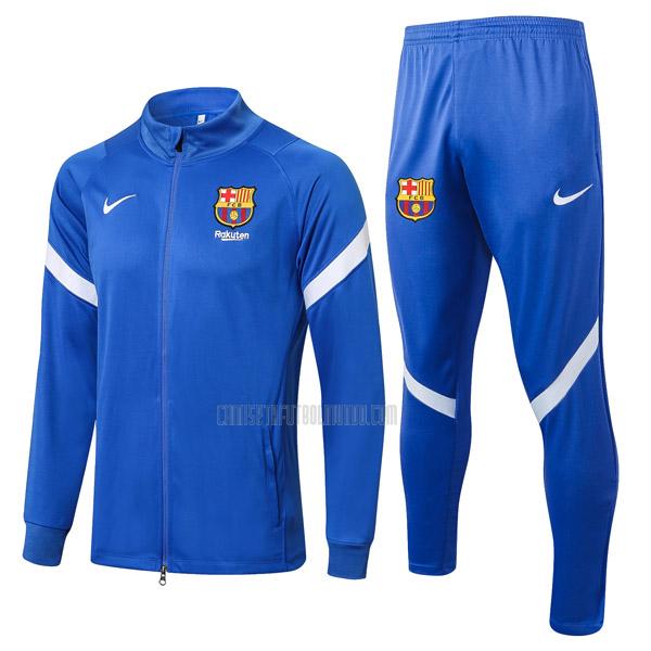 chaqueta barcelona fcb1 azul 2021-2022