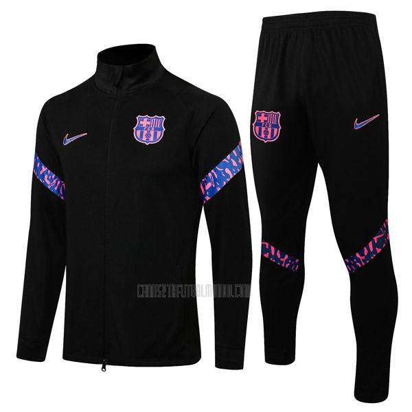 chaqueta barcelona fcb1 negro 2021-2022