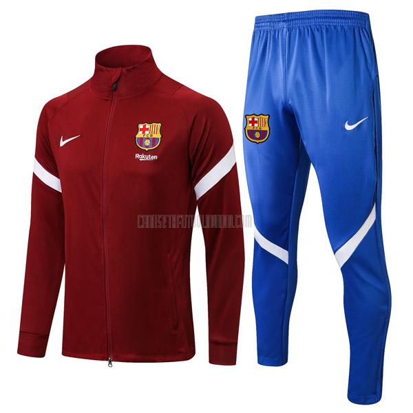 chaqueta barcelona fcb1 rojo 2021-2022