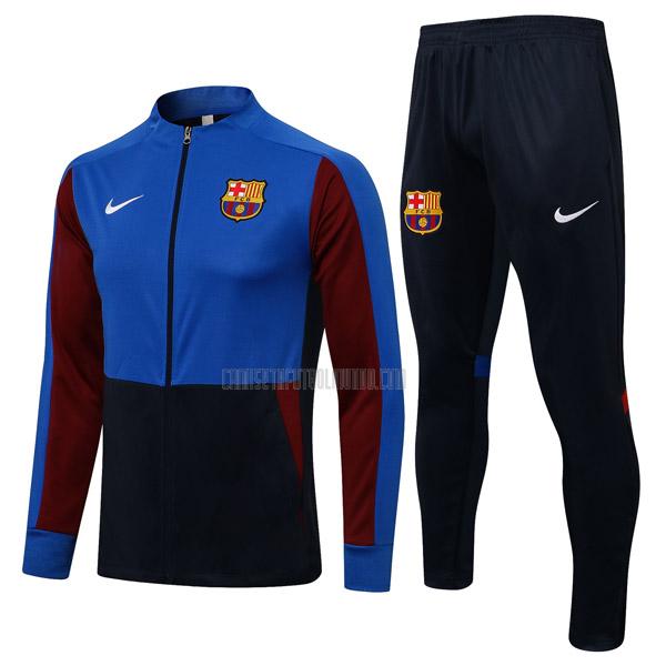 chaqueta barcelona fcb2 azul 2021-2022