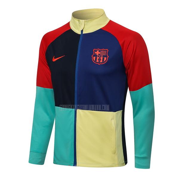 chaqueta barcelona top multicolor 2021-2022