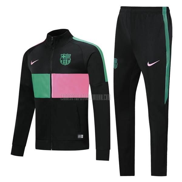 chaqueta barcelona verde rosa 2019-20