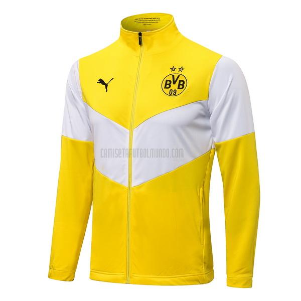 chaqueta borussia dortmund top amarillo 2021-2022