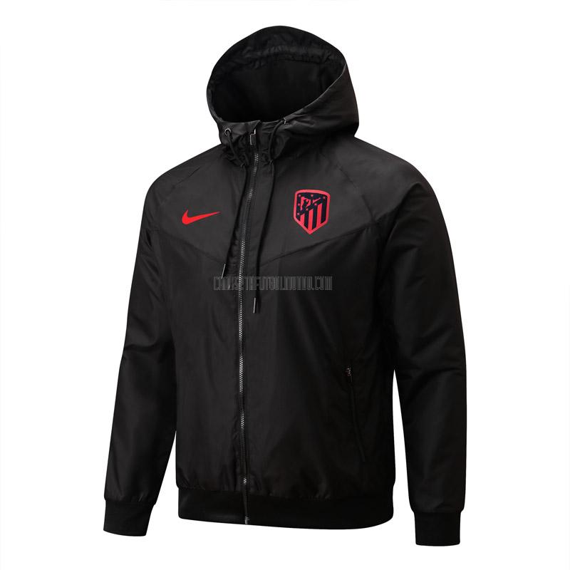 chaqueta de tormenta atlético de madrid 22125a1 negro 2022-2023