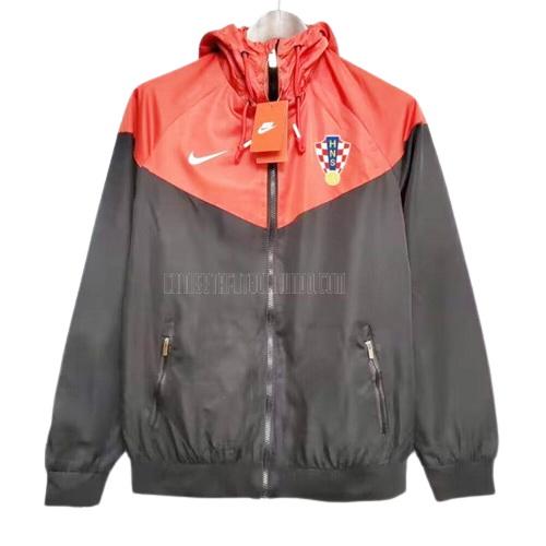 chaqueta de tormenta croacia 22102a1 negro rojo 2022-2023