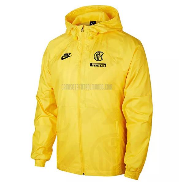 chaqueta de tormenta inter milan amarillo 2020-2021