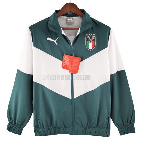 chaqueta de tormenta italia 22830a blanco verde 2022