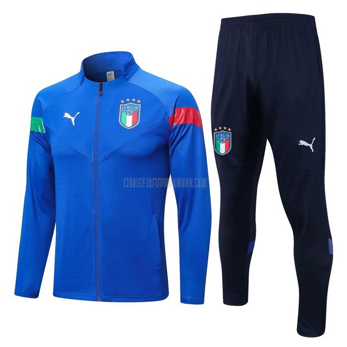 chaqueta italia 221212a1 azul 2022