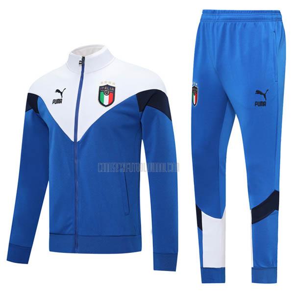 chaqueta italia azul blanco 2020-2021