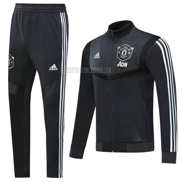 chaqueta manchester united gris oscuro 2019-20
