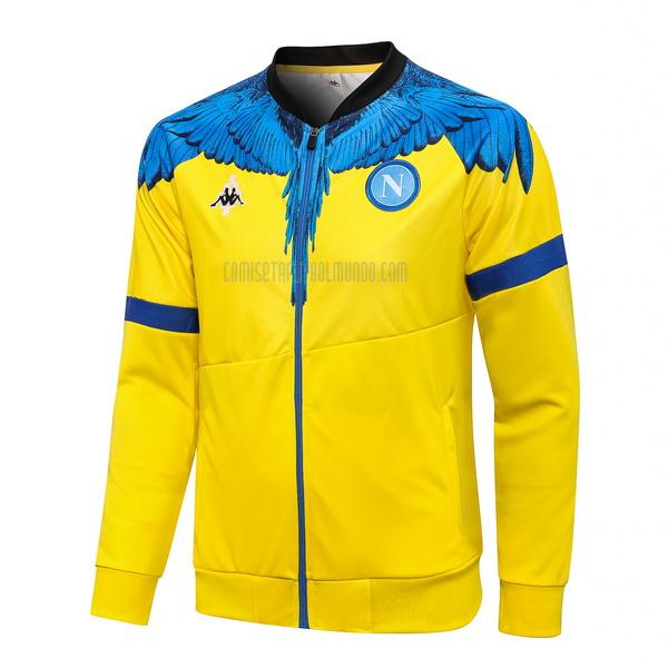 chaqueta napoli top amarillo 2021-2022