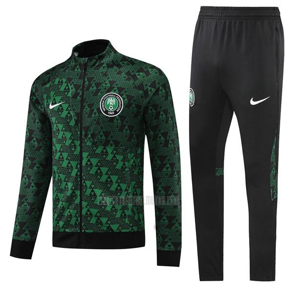 chaqueta nigeria verde negro 2022-2023