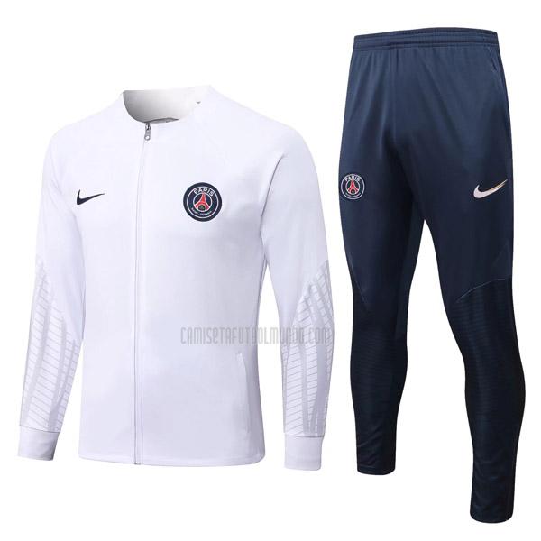 chaqueta paris saint-germain blanco 2022-2023
