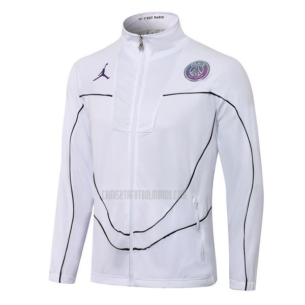 chaqueta paris saint-germain top blanco 2021-2022