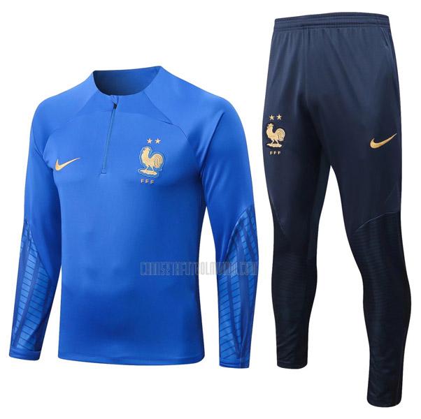 sudadera francia azul 2022-2023